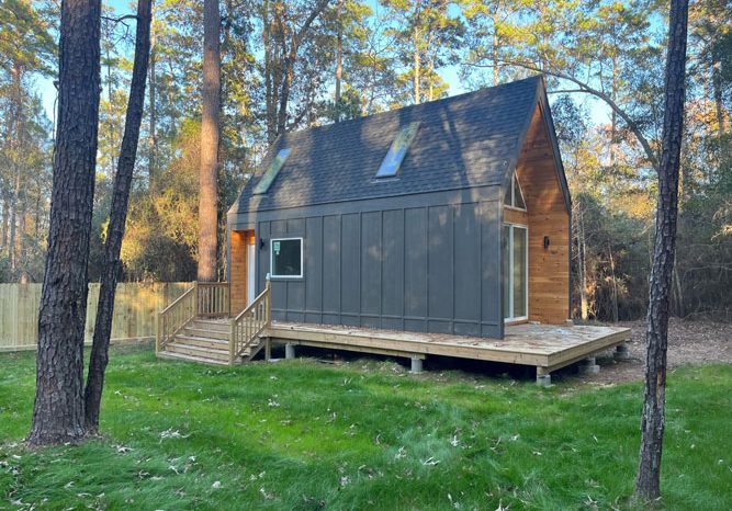Hot tub cabin getaway